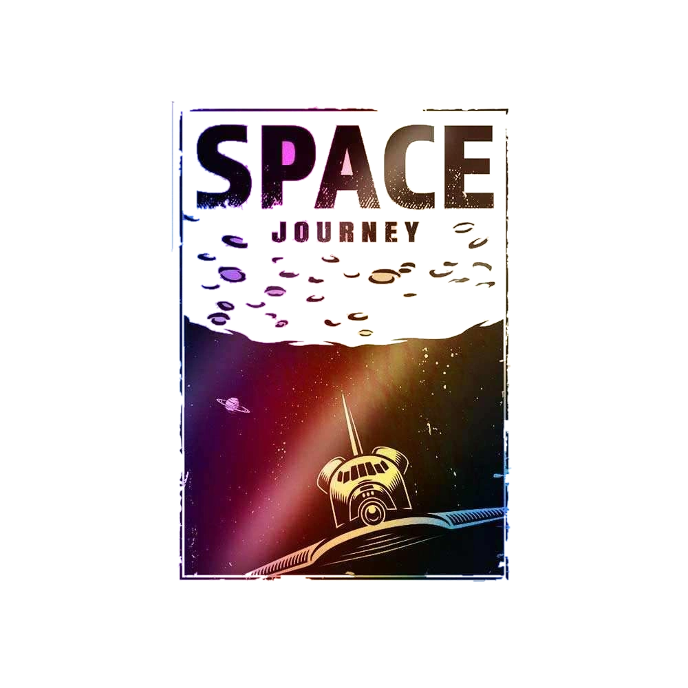 Space Journey Holographic Stickers